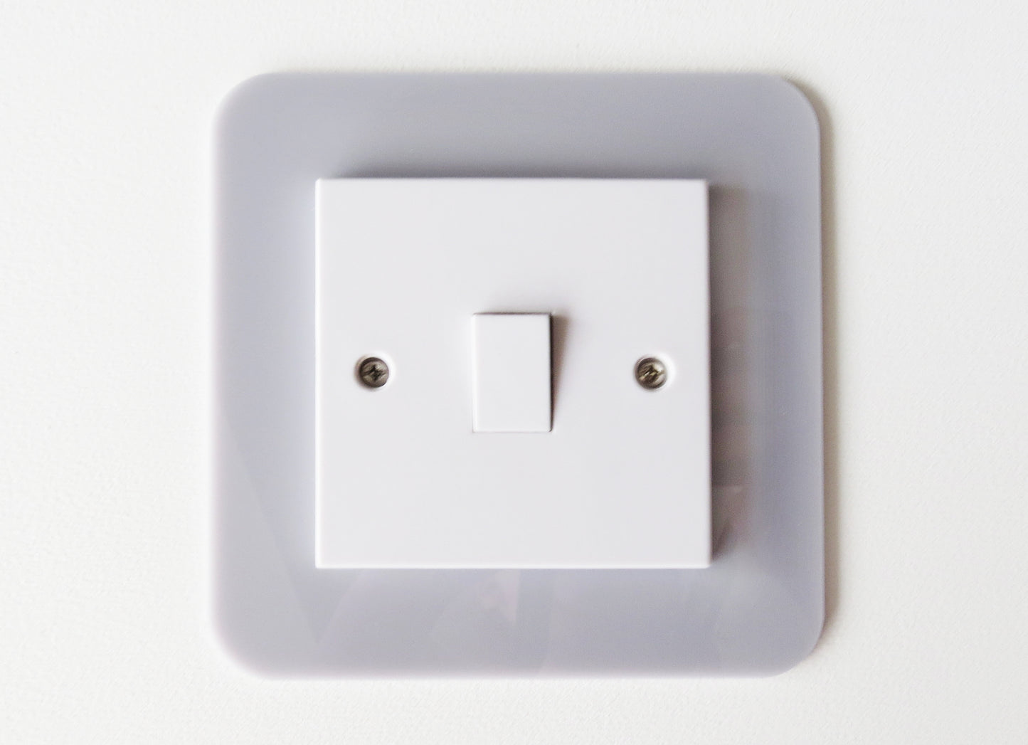 Plain Acrylic Light Switch Surround