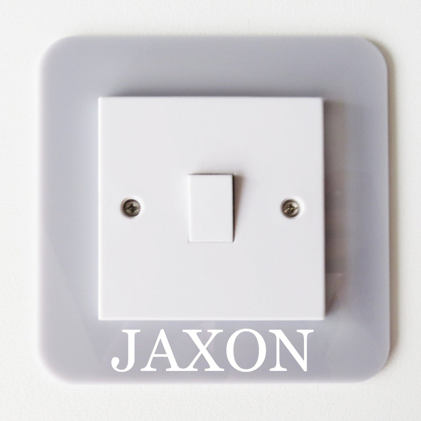 Custom Name Acrylic Light Switch Surround