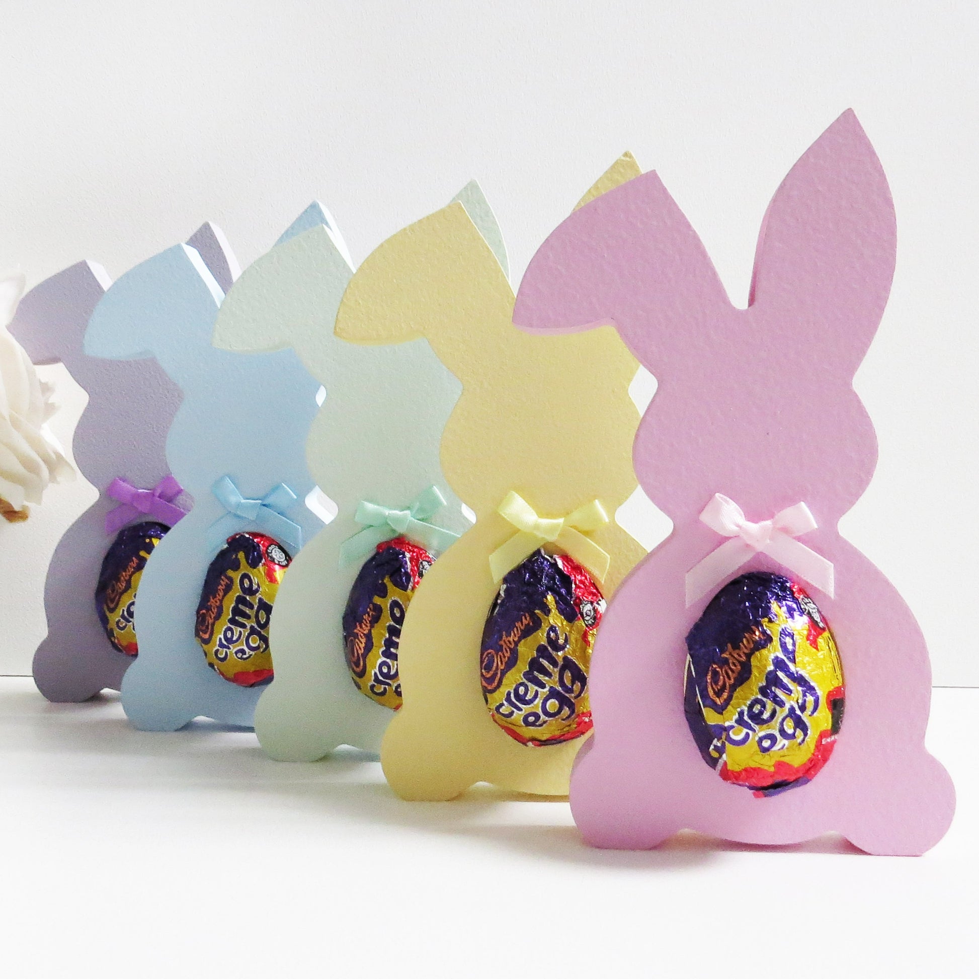 Freestanding Easter bunny egg holder