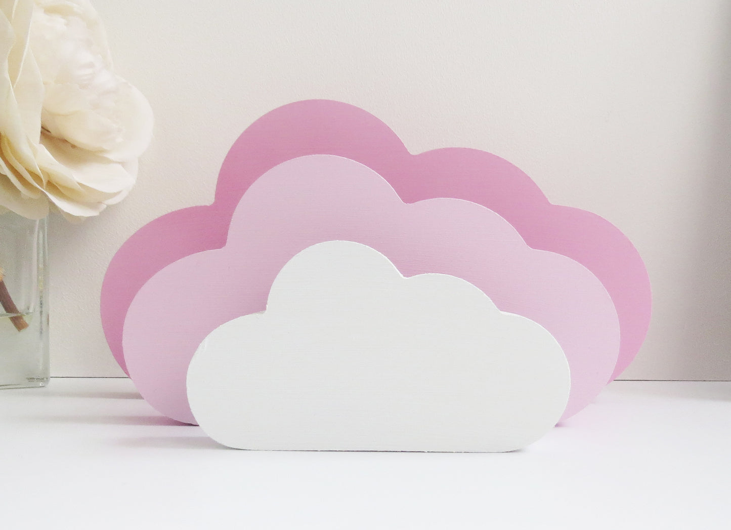 Freestanding Clouds (Pink)