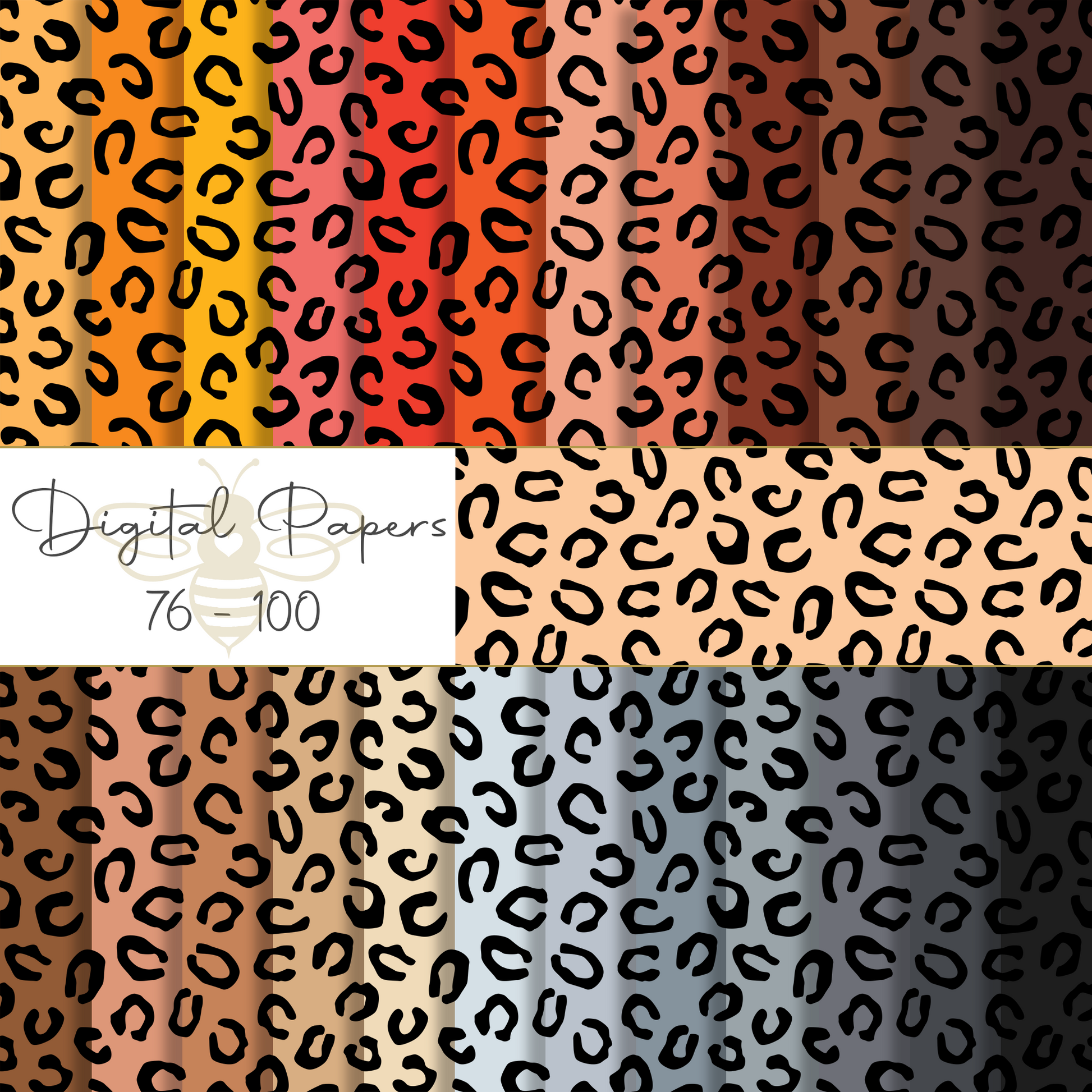 101 Animal Print Digital Paper Pack, Instant Downloads, Seamless Scrapbooking Paper, Digital Wallpaper, Journal Paper, Fabric Design