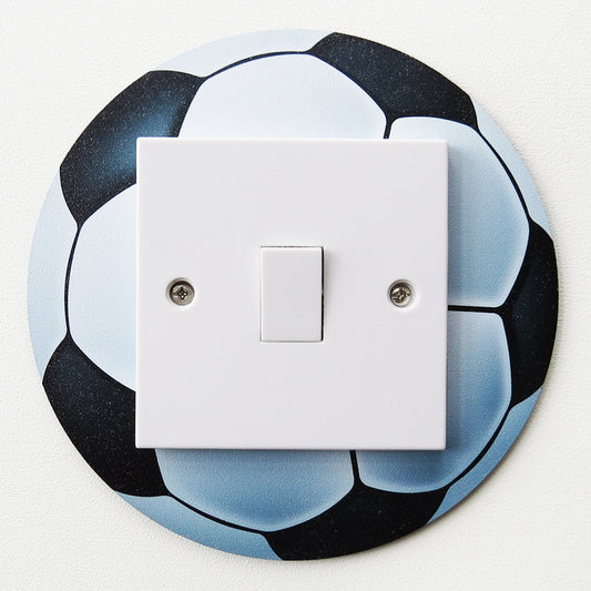 Football Soccer Ball Printed Light Switch Surround