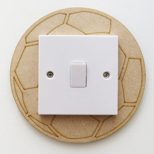 Football Light Switch Surround MDF Craft Blank