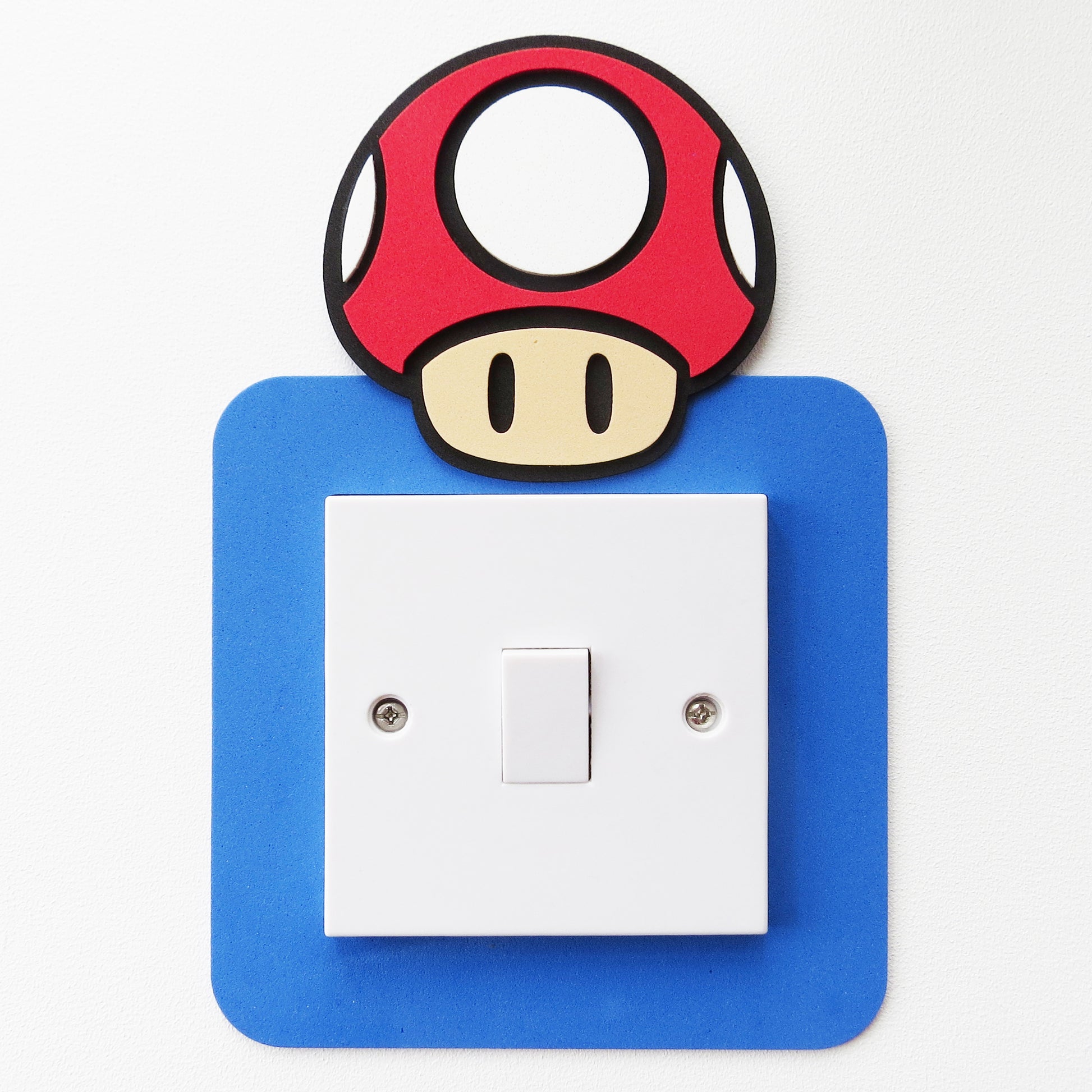 Super Mario Bros themed light switch surround.