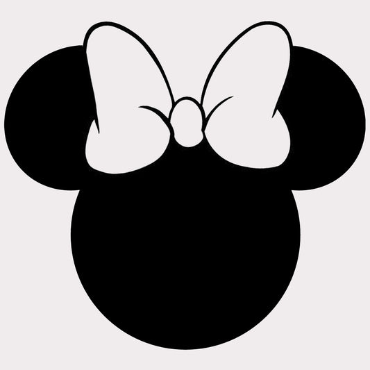Girl Mouse Ears Vinyl Decal Sticker