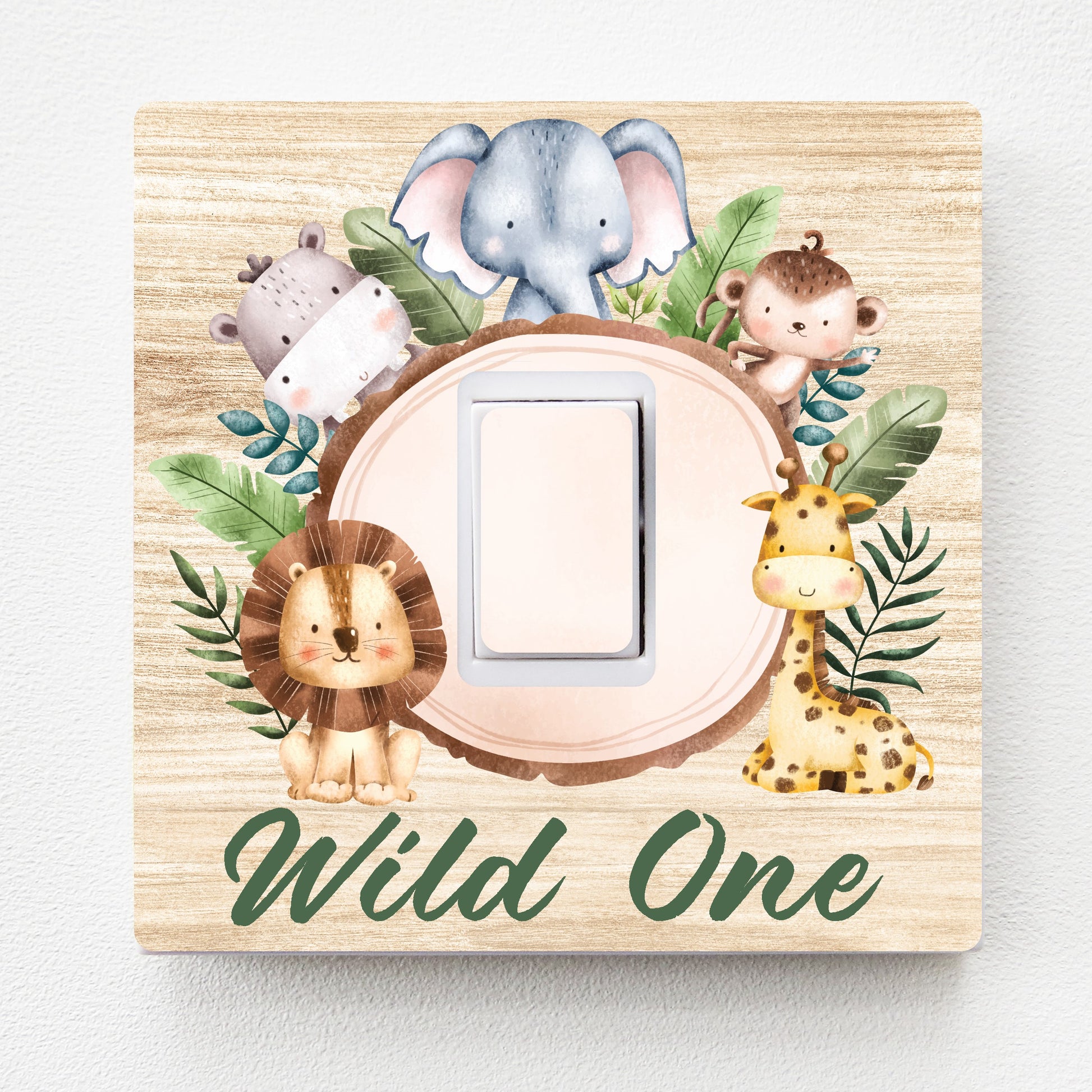 Safari Animal Light Switch Sticker