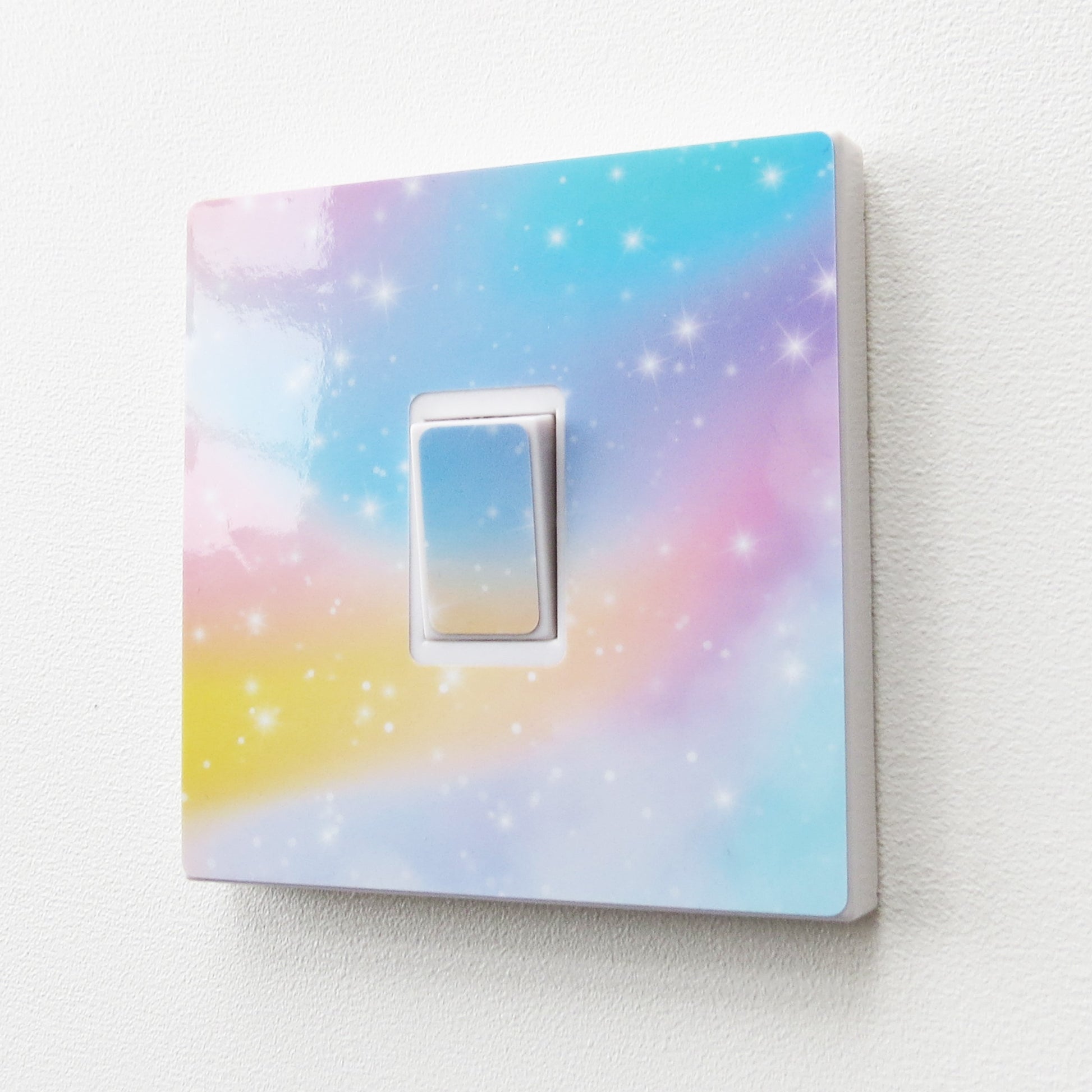 Rainbow Sparkle Light Switch Vinyl Sticker