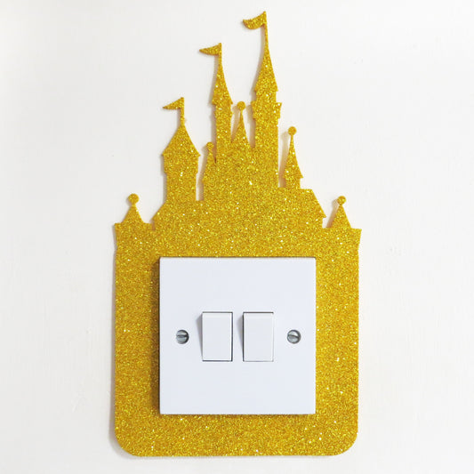 Disney Magic Kingdom Cinderella castle shaped light switch surround.