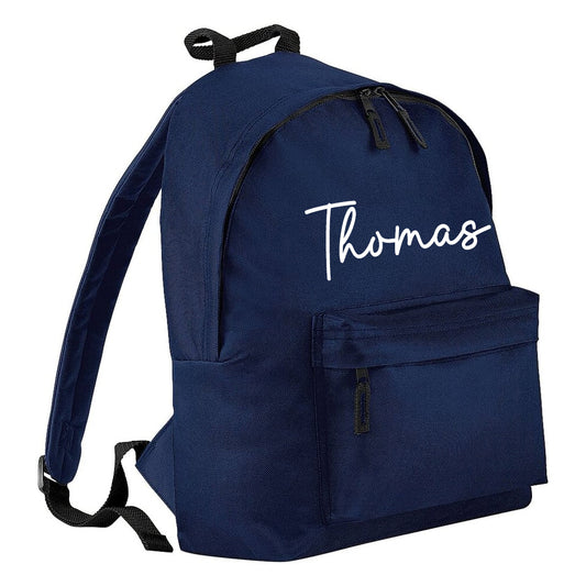 Custom Name Kids Junior Backpack Bag