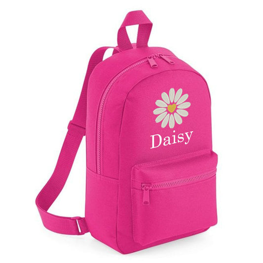 Daisy Embroidered Mini Fashion Backpack