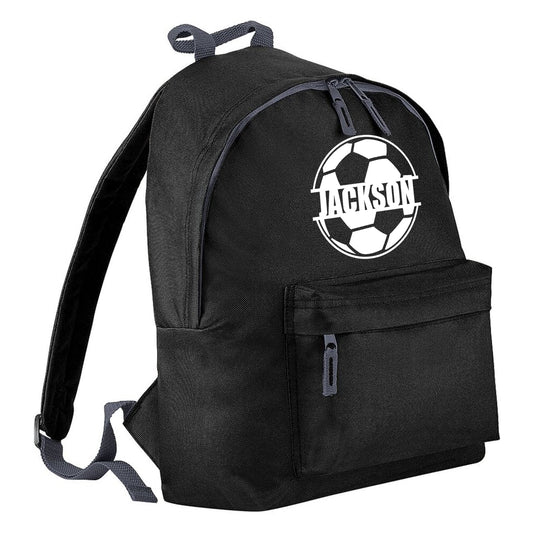 Football Split Name Kids Junior Backpack Bag