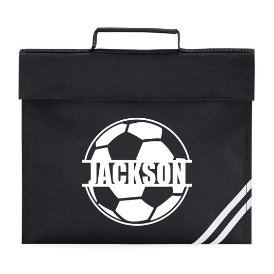 Football Name Split School Book Bag