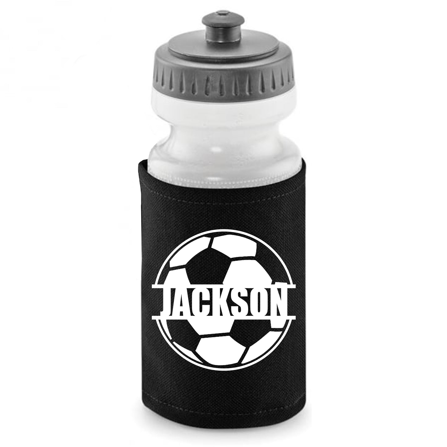 Football Split Name Water Bottle