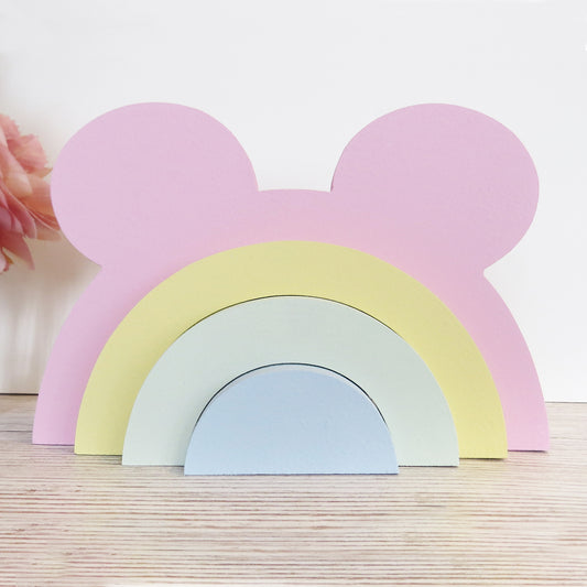 Pastel Mouse Ears Rainbow Stacker