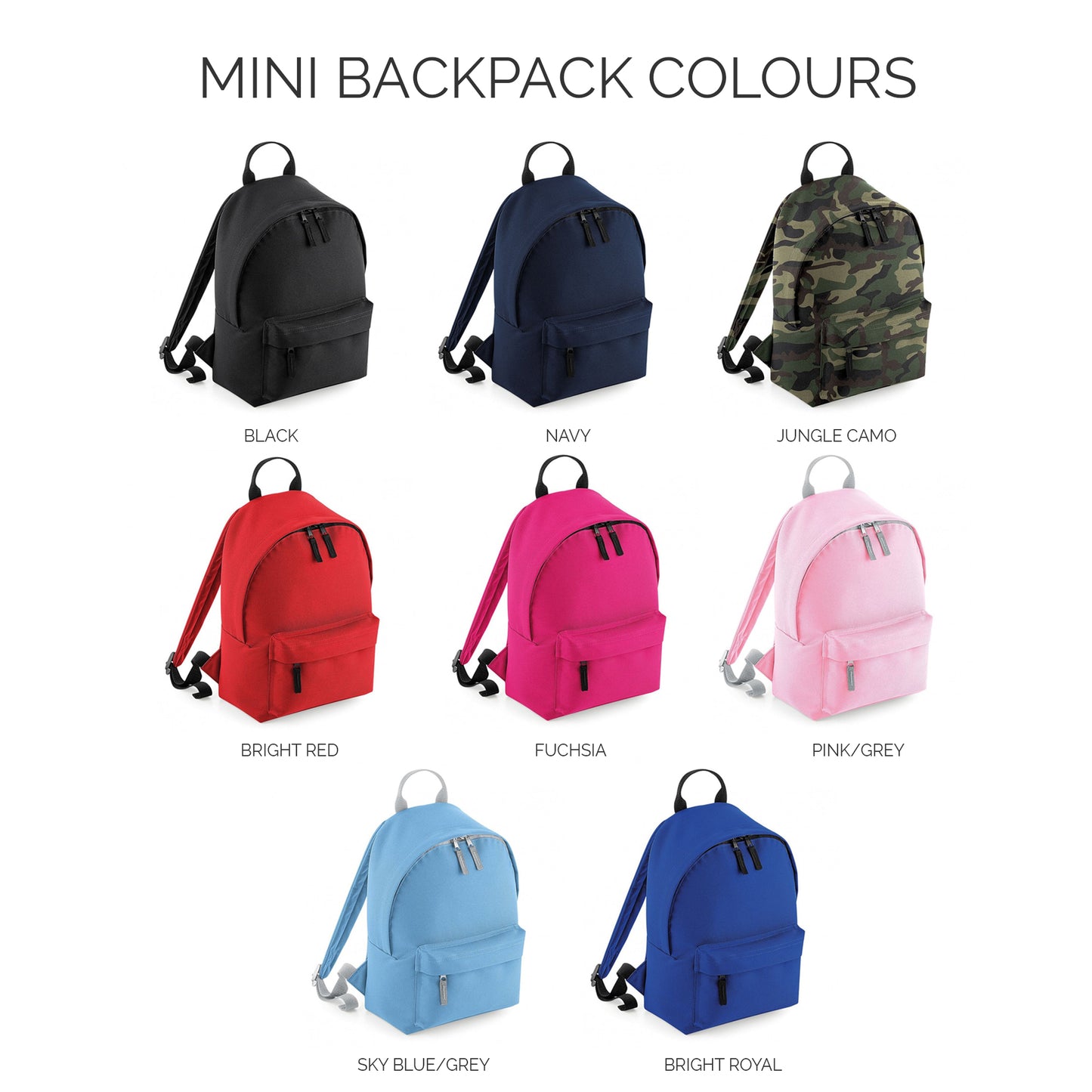 Custom Name Mini Backpack (Impact Font)