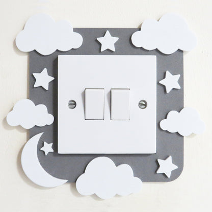 Clouds and Stars Light Switch Surround