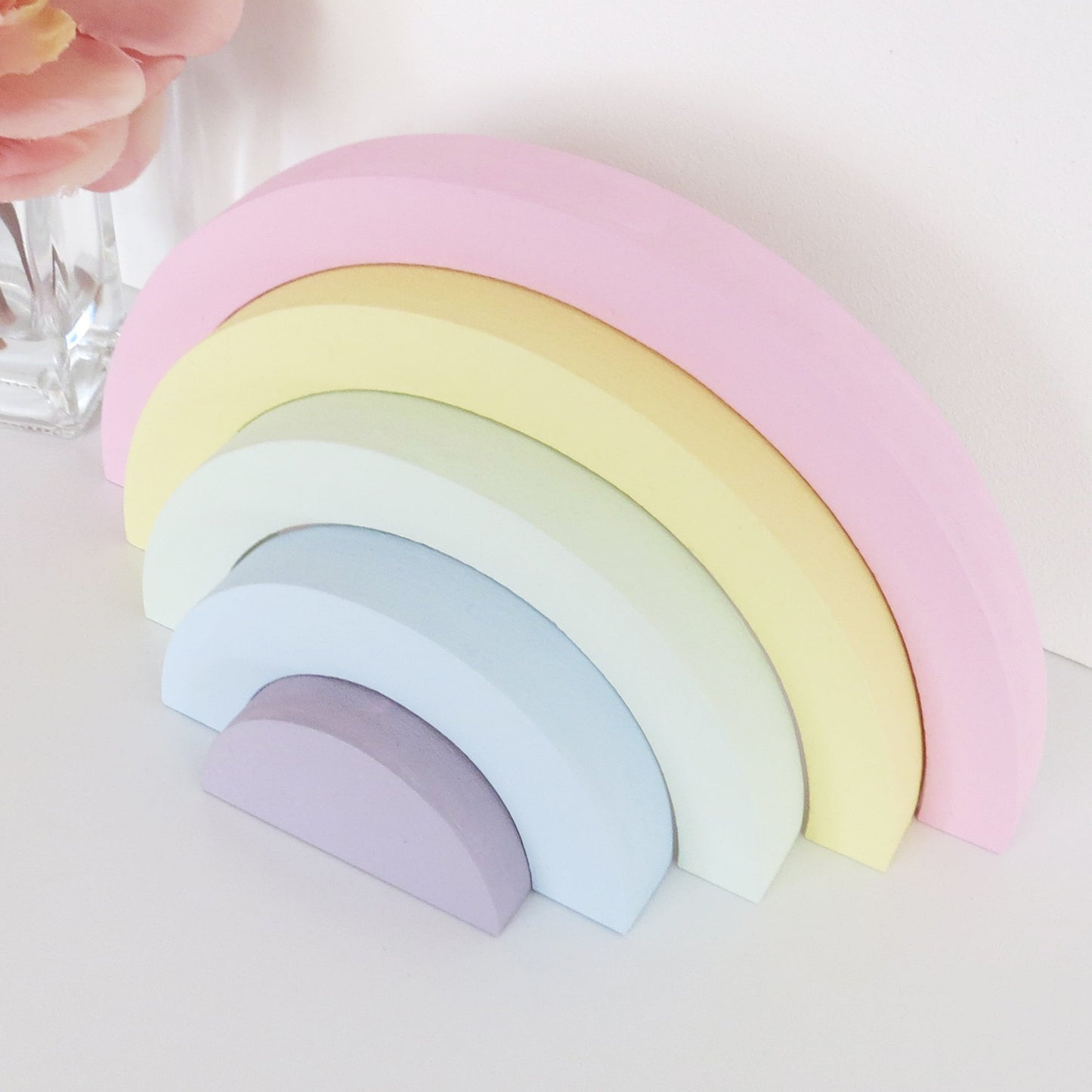Pastel Rainbow Stacker (5 Section)