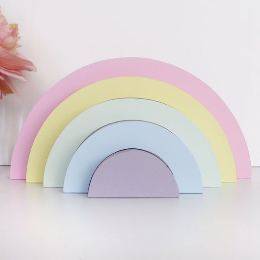 Pastel Rainbow Stacker (5 Section)